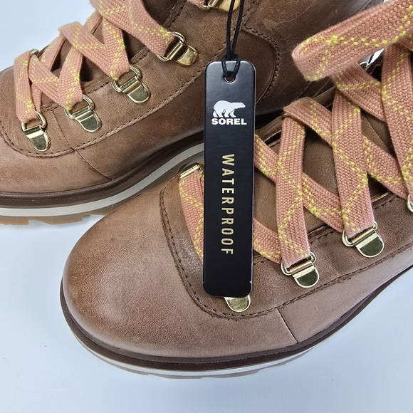 Sorel Lennox STKD Hiker Leather Bootie Waterproof RARE Size 7.5 - Picture 8 of 15